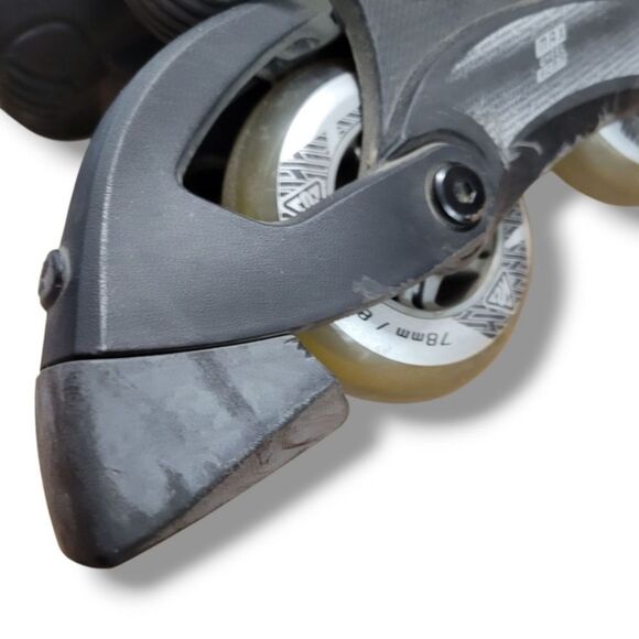 K2 EXO Inline Skates Size 11 Men's K2 EXO 108007 ABEC 5 Bearings 78mm/80a Wheels - Picture 11 of 14